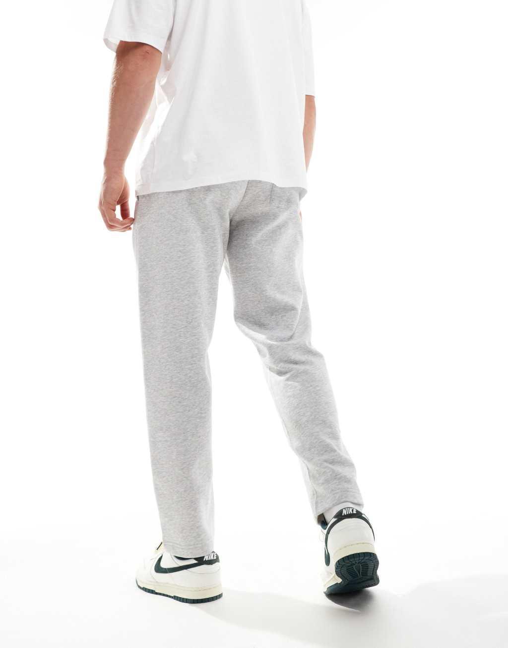 ONLY & SONS straight fit sweat sweatpants in light gray melange Product Image