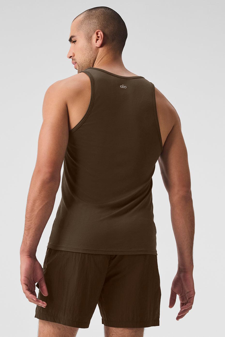 Everyday Modal Rib Tank - Espresso Male Product Image