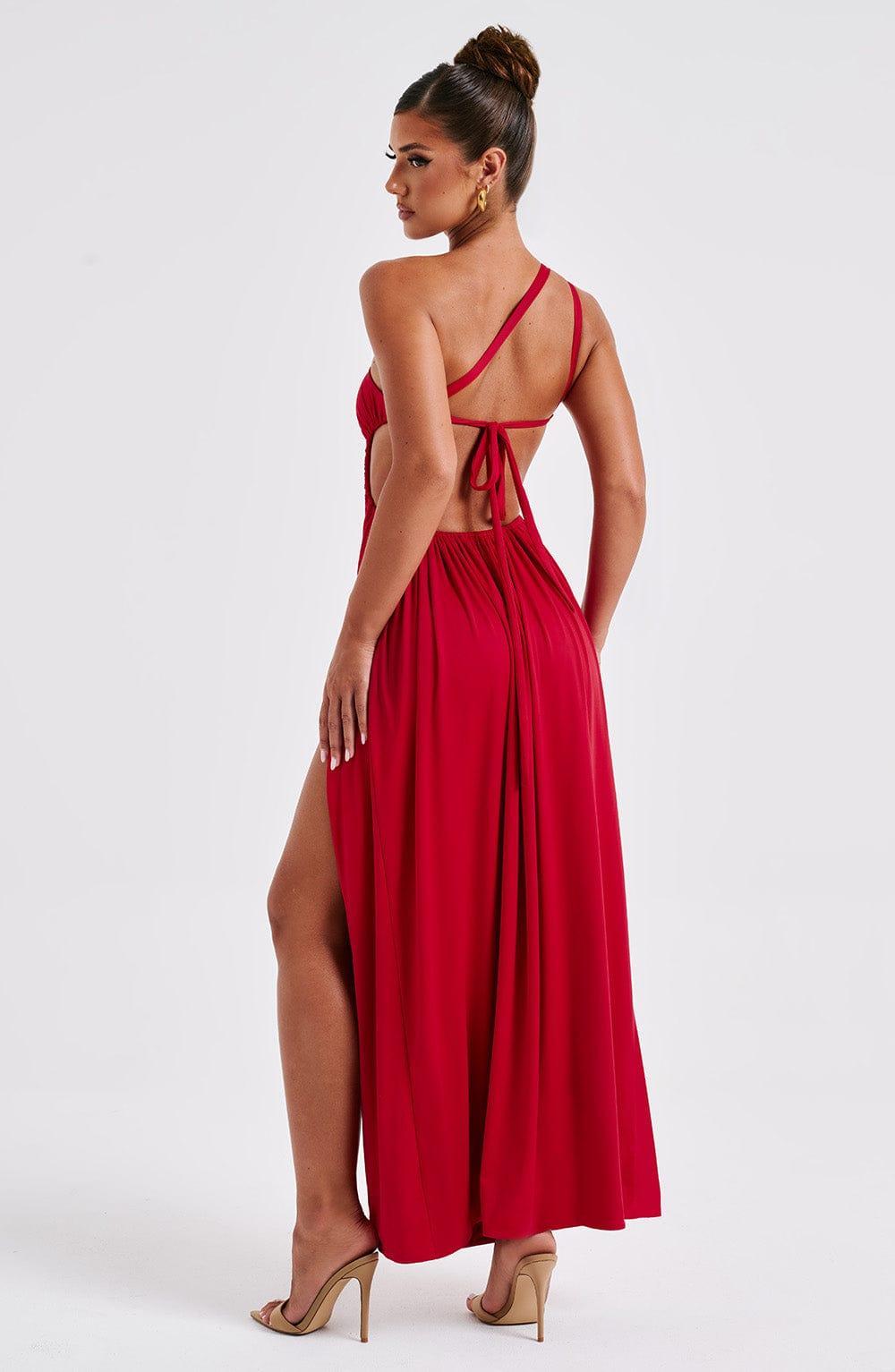 Alecia Maxi Dress - Red Product Image