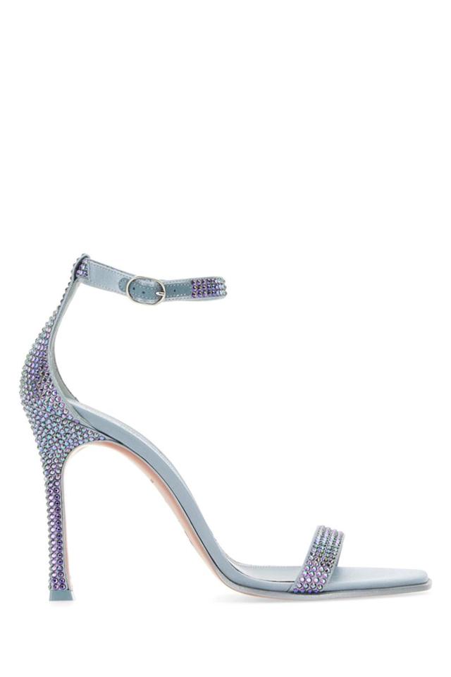 Kim Embellished Ankle Strap Sandals In Multicolor Product Image