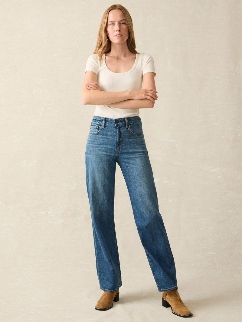 Dream Jean Wide Leg - Indigo Coast Wash Product Image