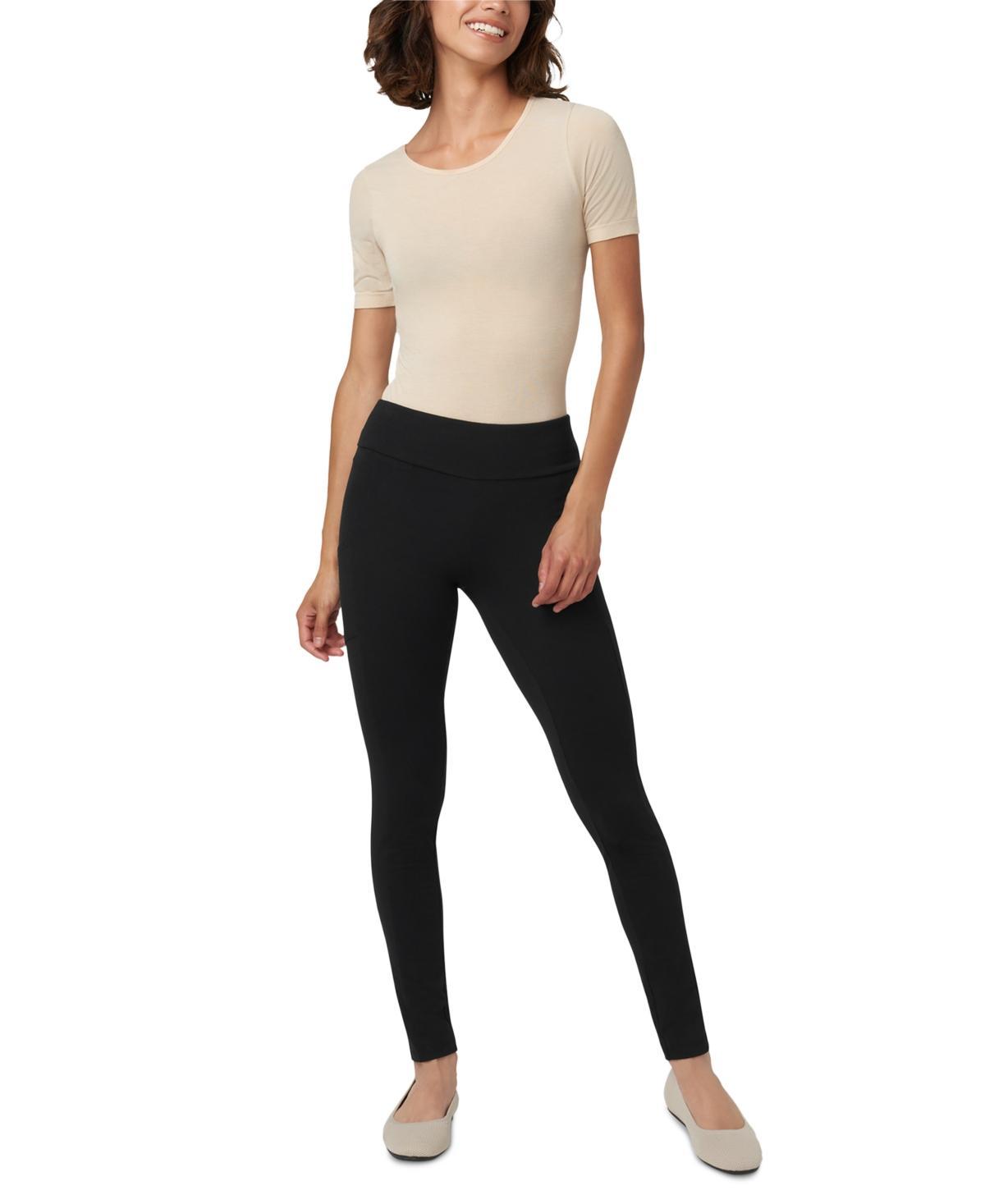 Hue Womens Mid-Rise Tech Pocket Leggings Product Image