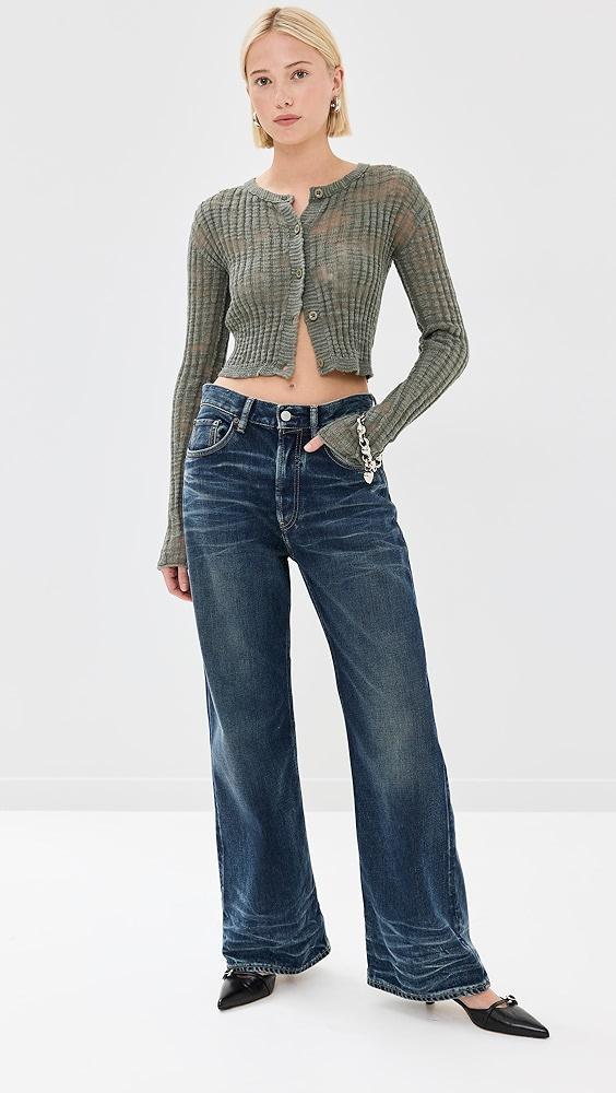 Acne Studios Broadway Denim Jeans | Shopbop Product Image