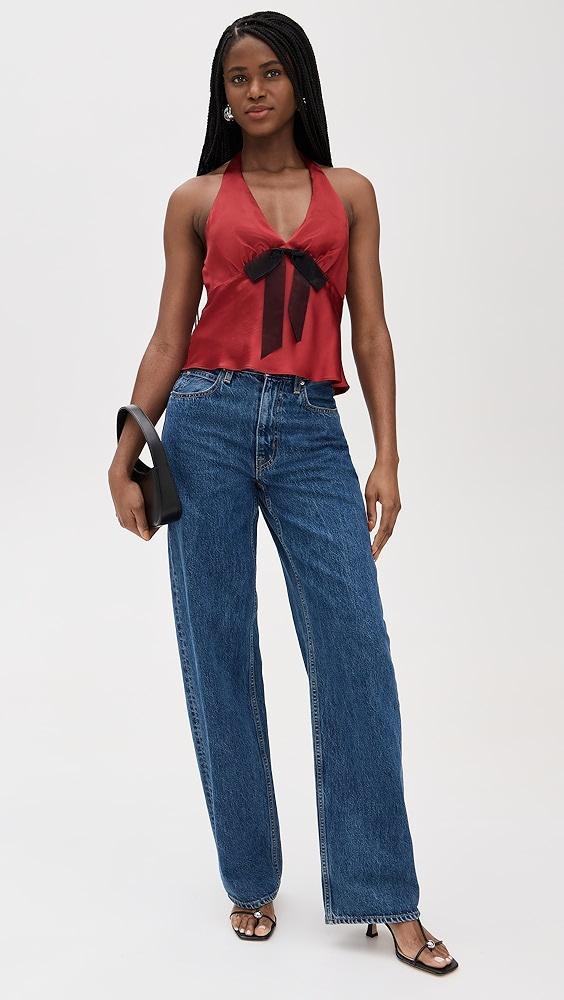 Reformation Clarissa Silk Top | Shopbop Product Image