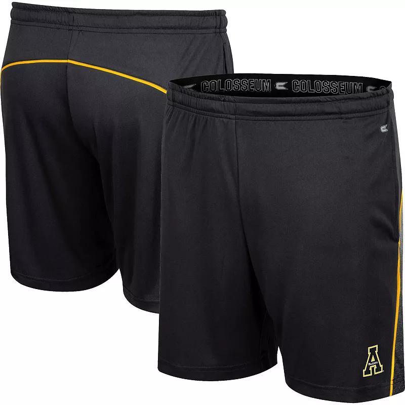 Mens Colosseum Black Appalachian State Mountaineers Laws of Physics Shorts Product Image