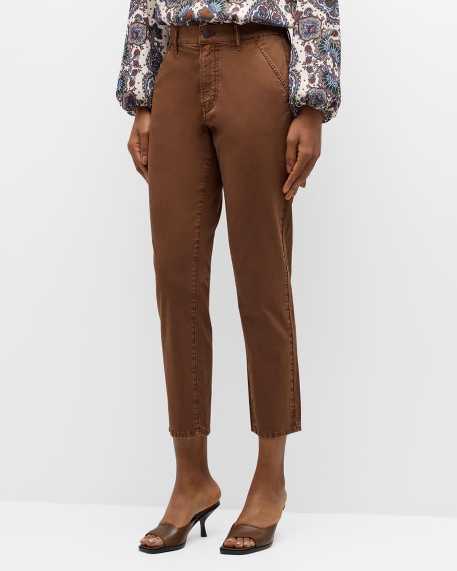 Sia Mid-Rise Twill Chino Pants product image