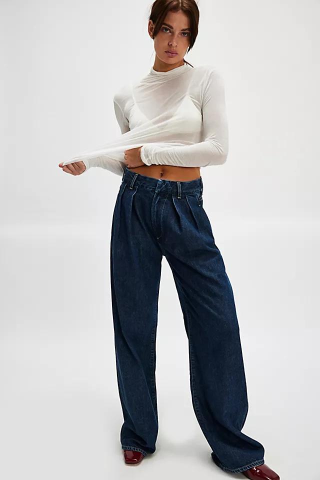 Citizens of Humanity Petra Pleated Denim Trousers Product Image