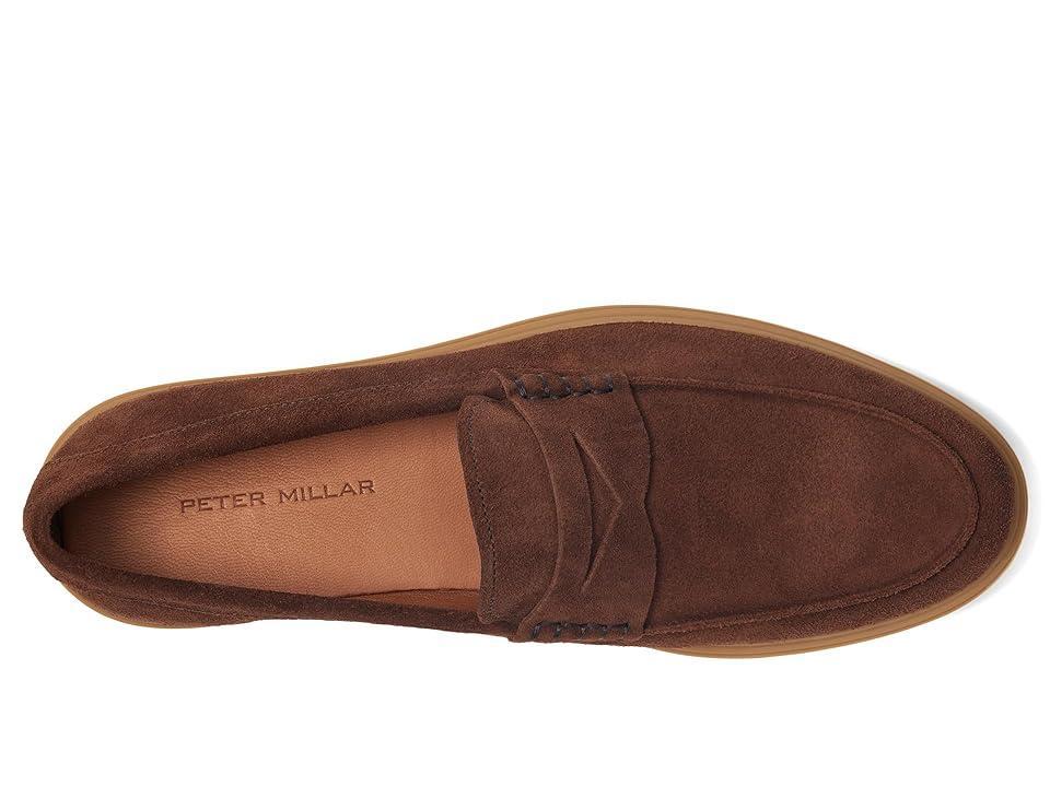 Peter Millar Excursionist Penny Loafers (Chocolate) Men's Shoes Product Image