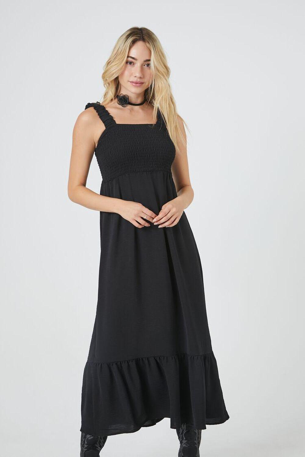 Flounce-Hem Tank Midi Dress | Forever 21 Product Image