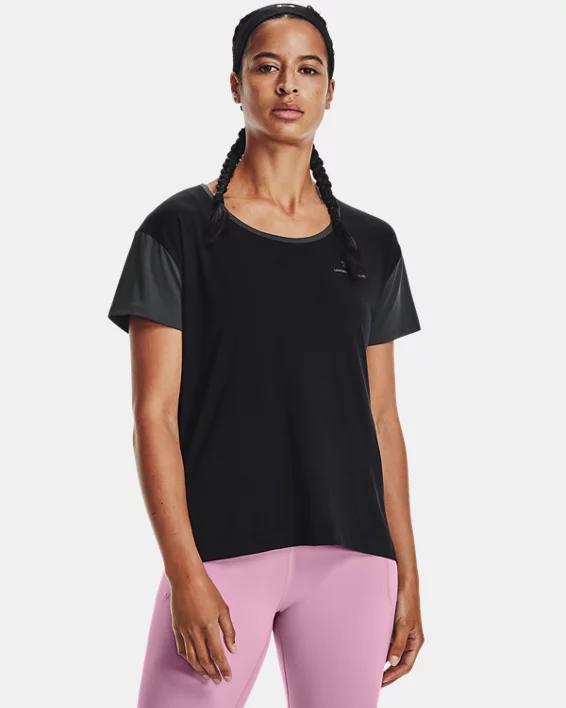 Womens UA RUSH Energy Colorblock Short Sleeve Product Image