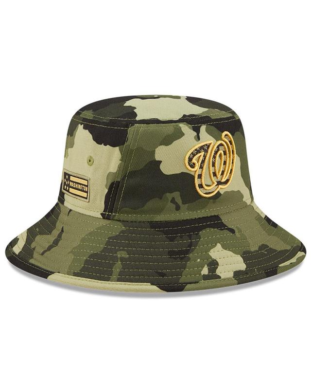 Men's New Era Camo Washington Nationals 2022 Armed Forces Day Bucket Hat Product Image