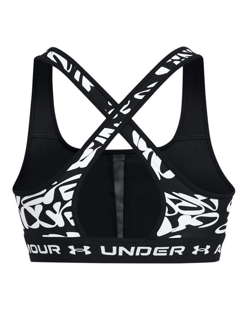 Women's Armour® Mid Crossback Printed Sports Bra Product Image