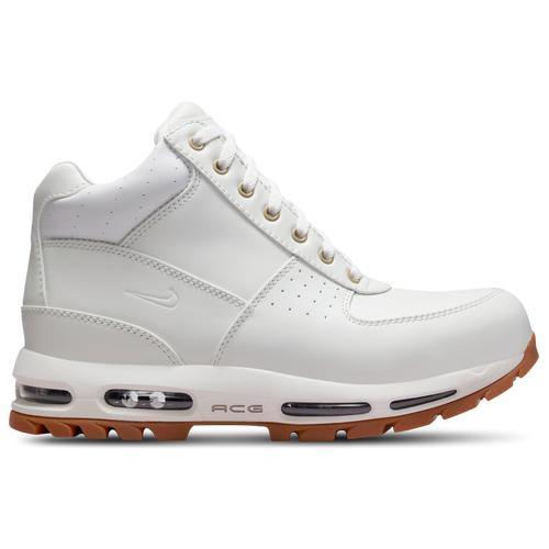 Nike Mens Nike Air Max Goadome - Mens Shoes White/White/Gum Product Image