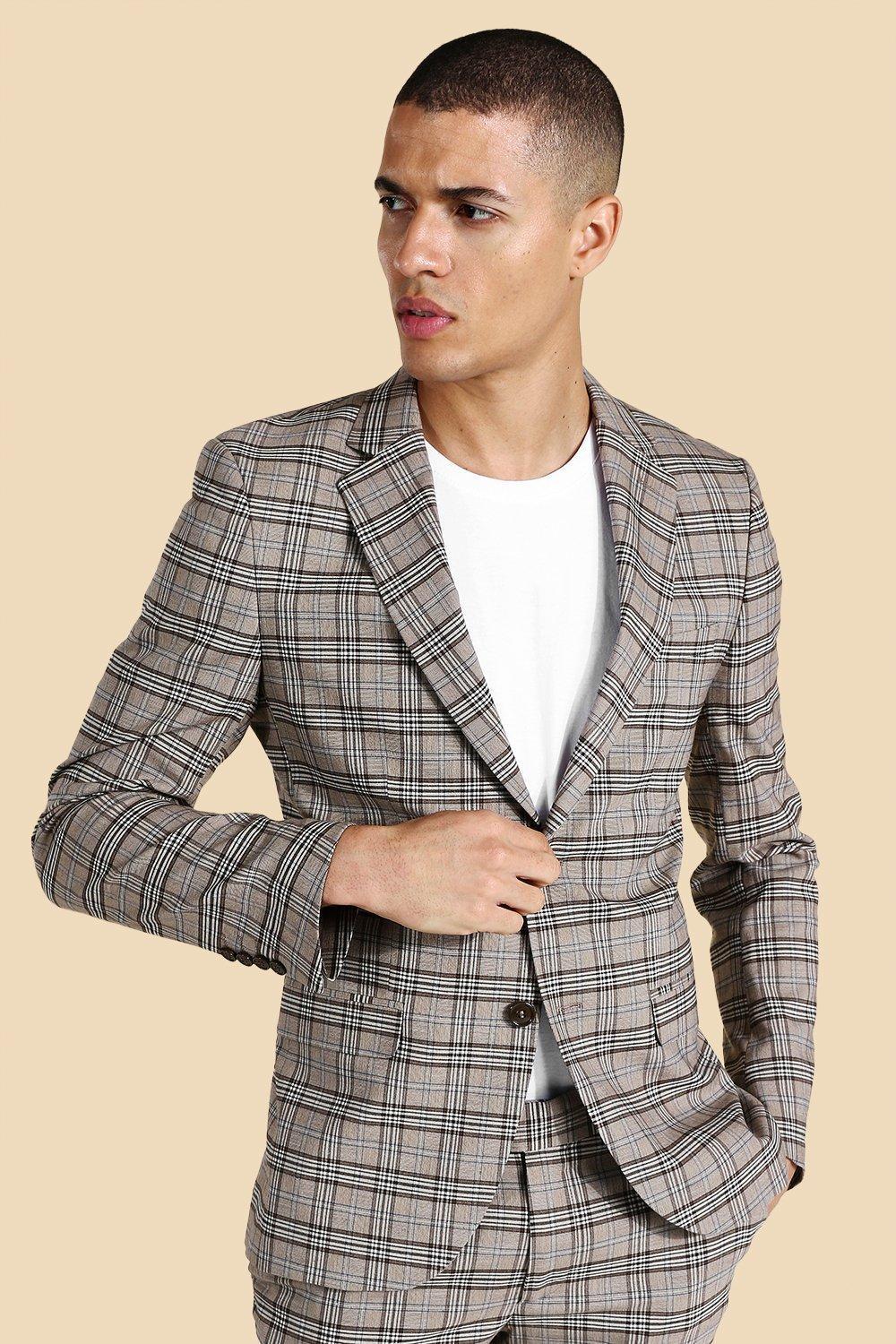 Single Breasted Super Skinny Suit Jacket | boohooMAN USA Product Image