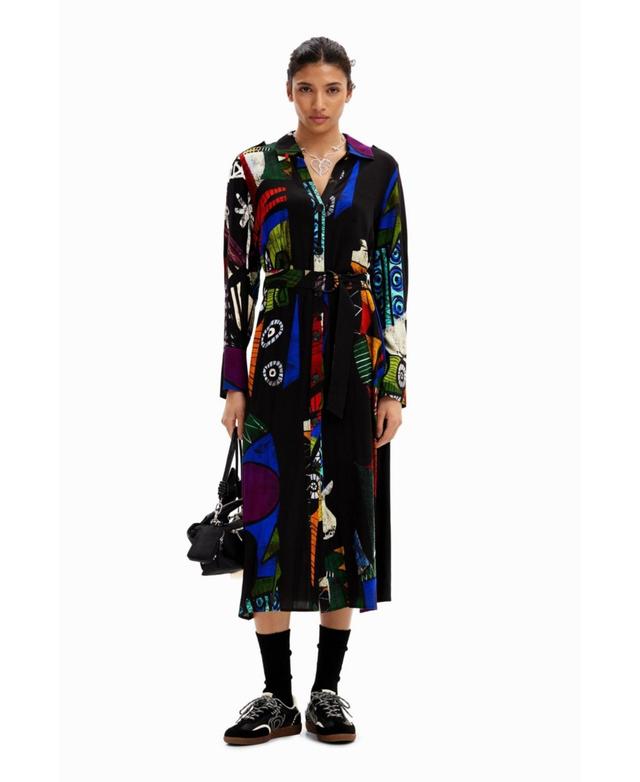 Desigual Womens M. Christian Lacroix midi shirt dress Product Image