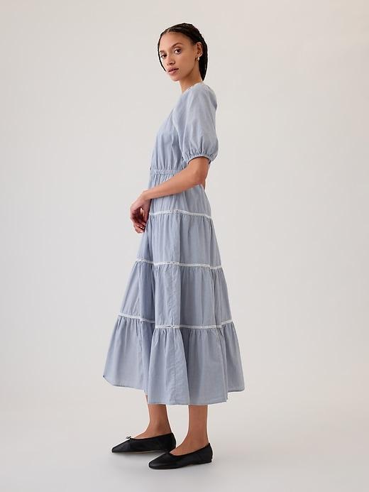 Tiered Maxi Shirtdress Product Image