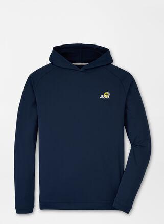 Peter Millar Mens Angelo Pine Performance Hoodie | Color: Navy | Size: XXL Product Image