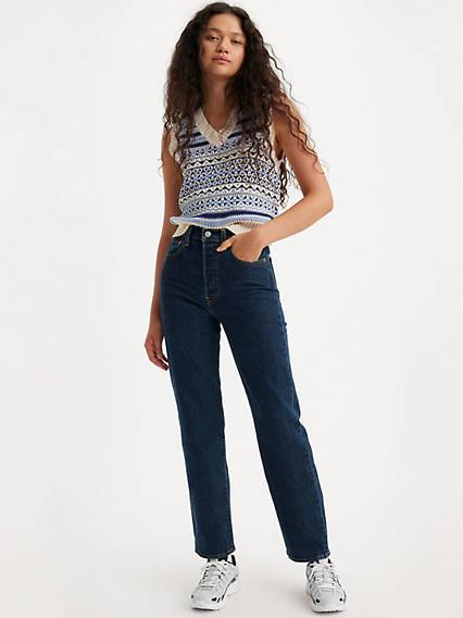 Levis Ribcage Straight Ankle Womens Jeans Product Image