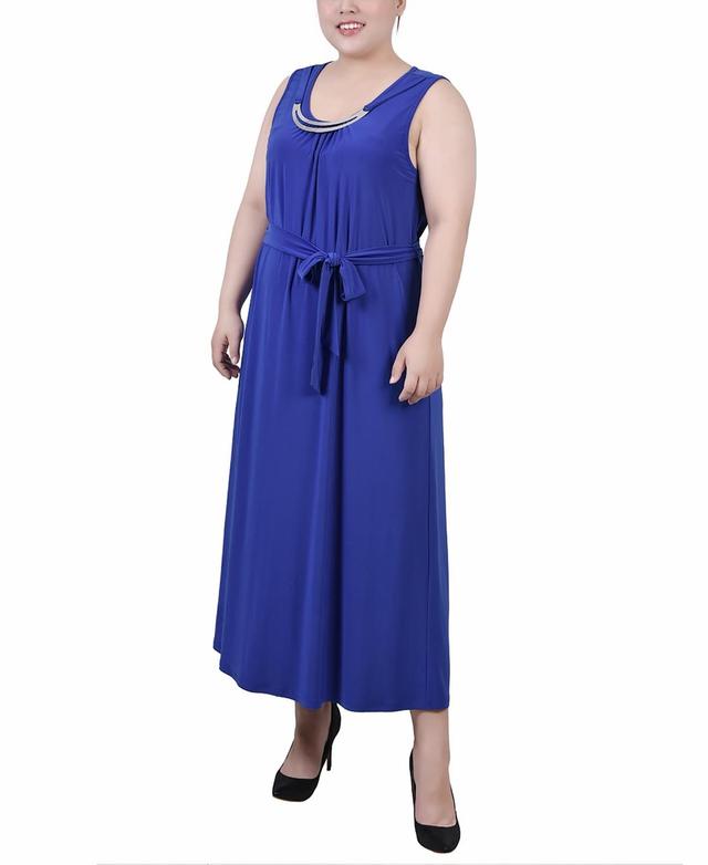 Ny Collection Plus Size Ankle Length Sleeveless Dress Product Image