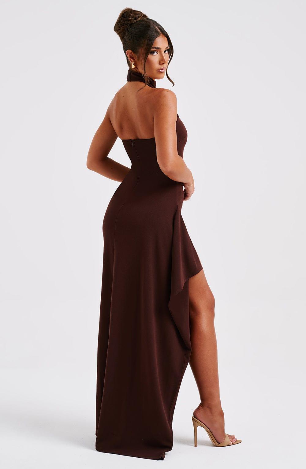 Isadora Maxi Dress - Chocolate Product Image