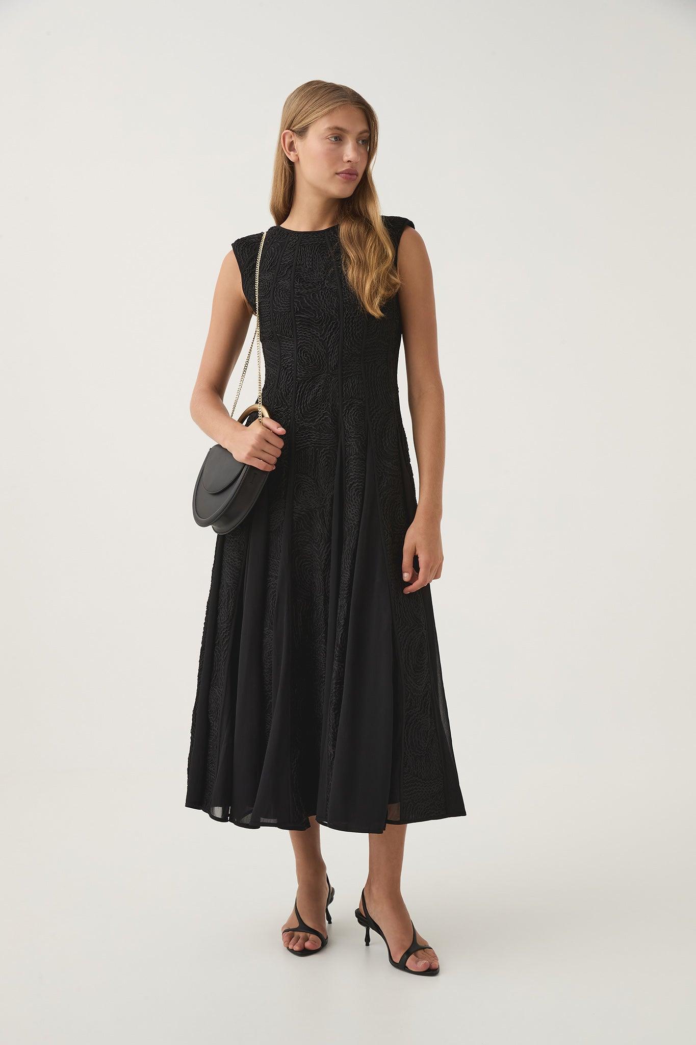 Soleil Lace Midi Dress Product Image