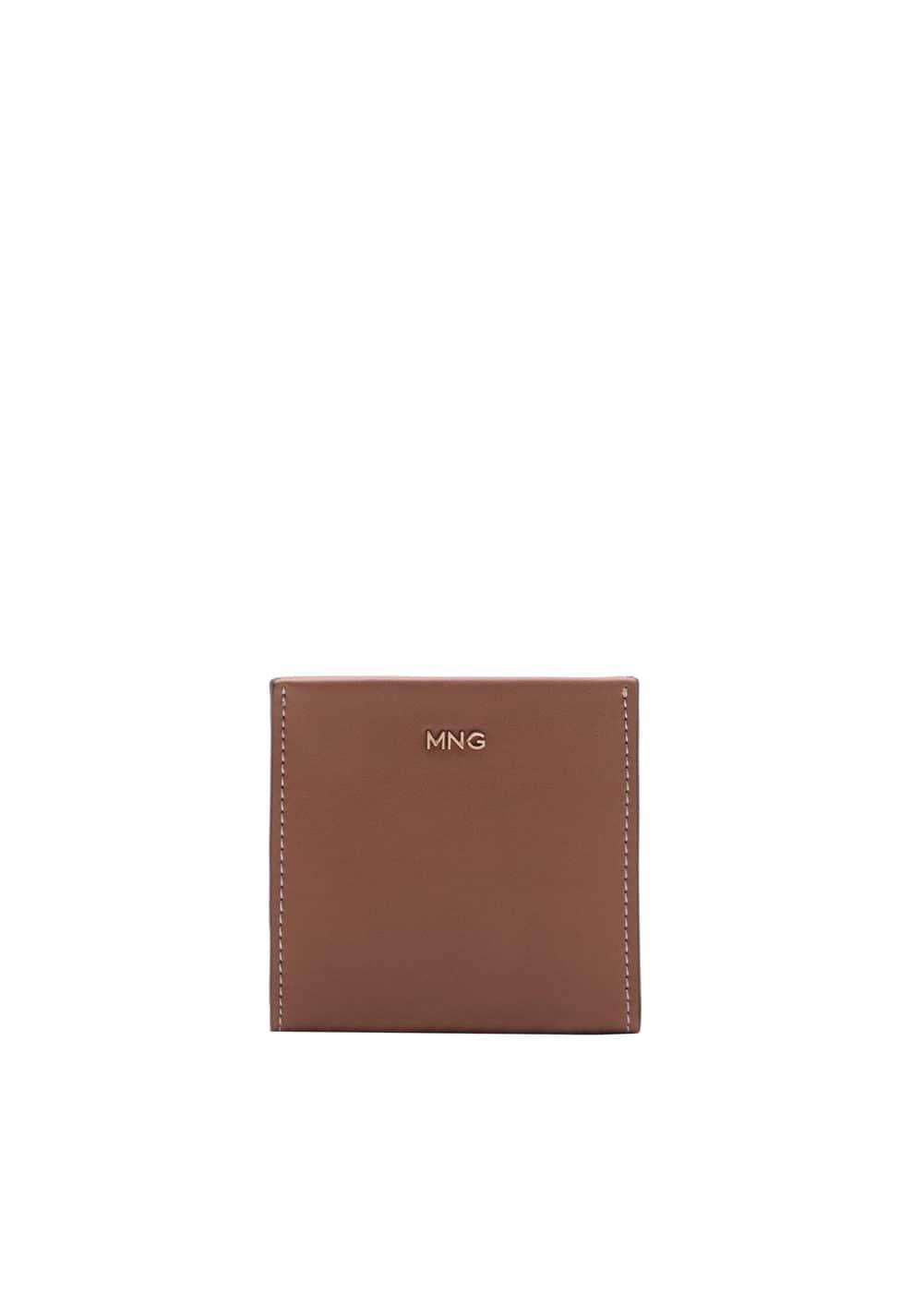 MANGO - Embossed wallet with logo - One size - Women Product Image