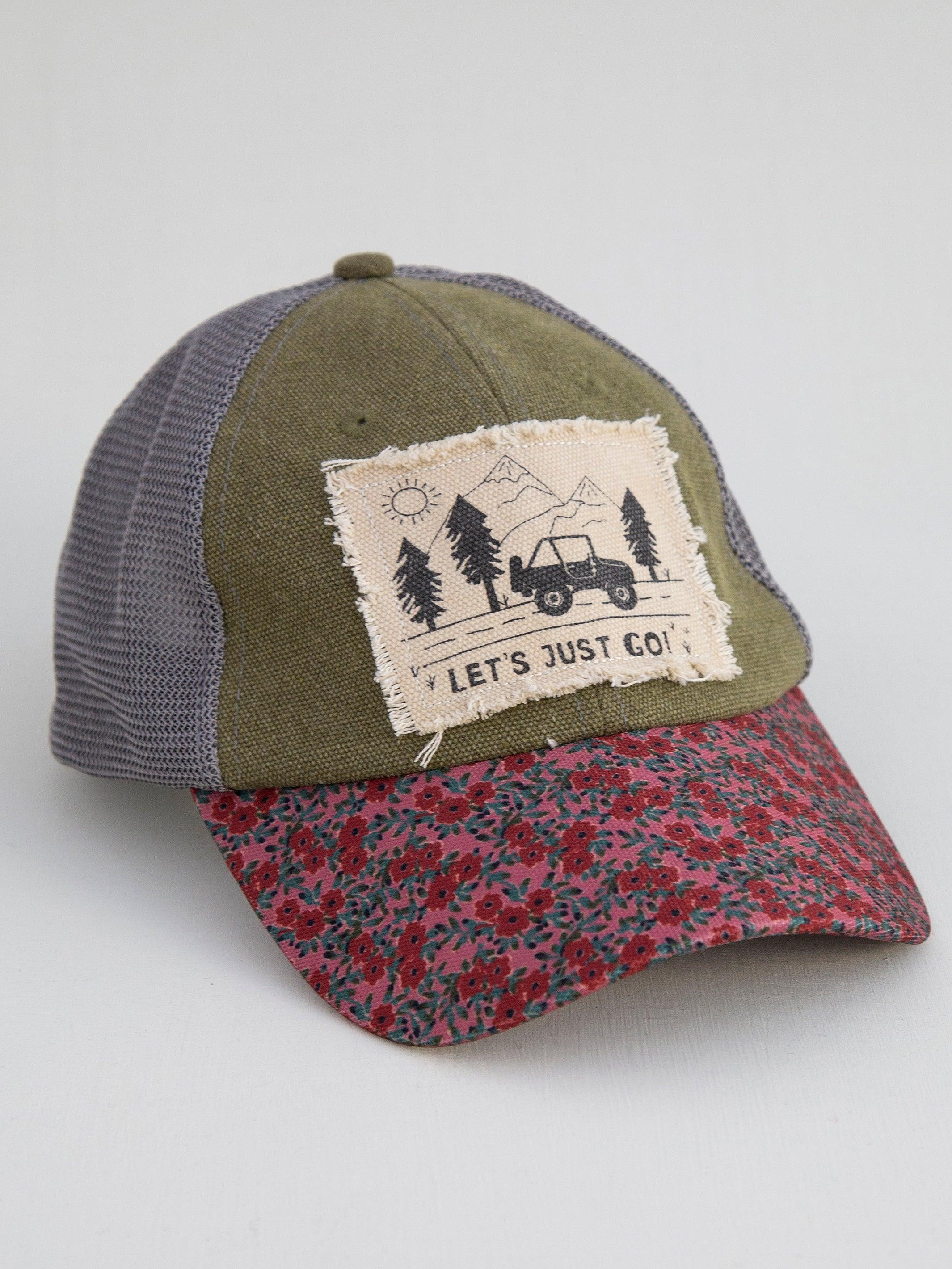 Canvas Trucker Hat - Let's Just Go Product Image