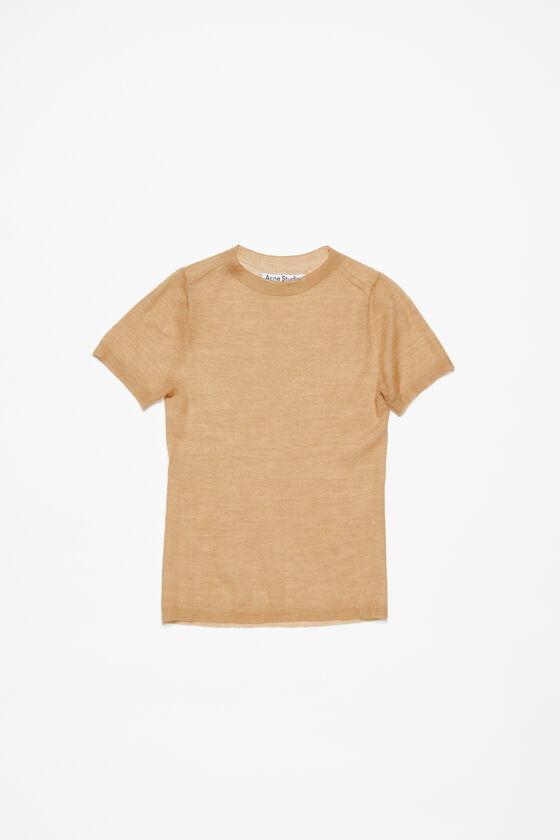 Sheer knit t-shirt Product Image