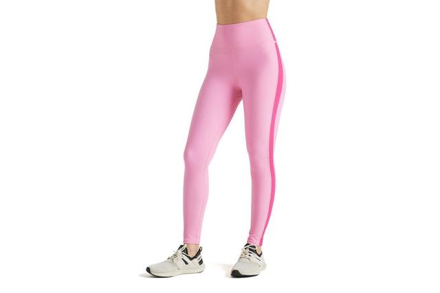 Electric Yoga Womens Color Block Rib Legging - Sachet pink Product Image