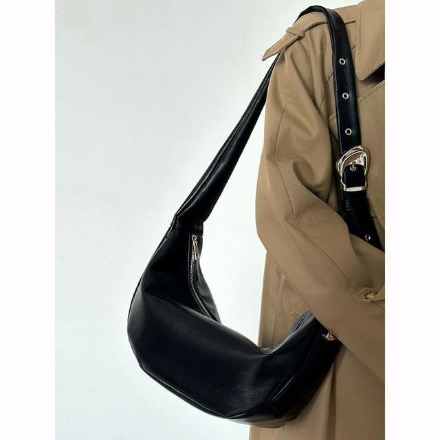 Faux Leather Hobo Bag Product Image