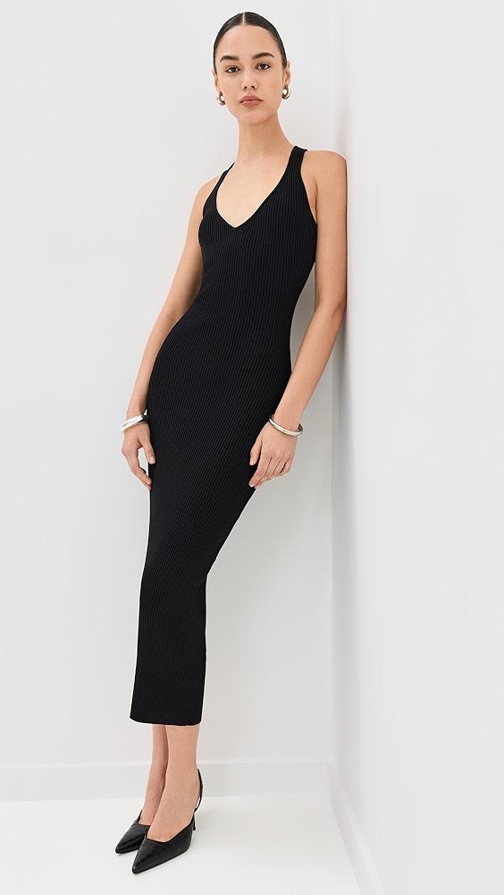 Good American Virgo Rib Sleeveless Dress | Shopbop Product Image