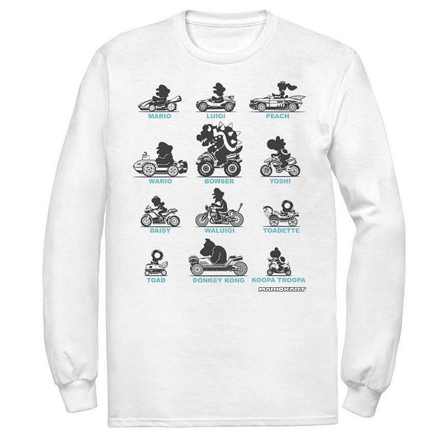 Mens Nintendo Super Mario Mario Kart Silhouette Tee Product Image