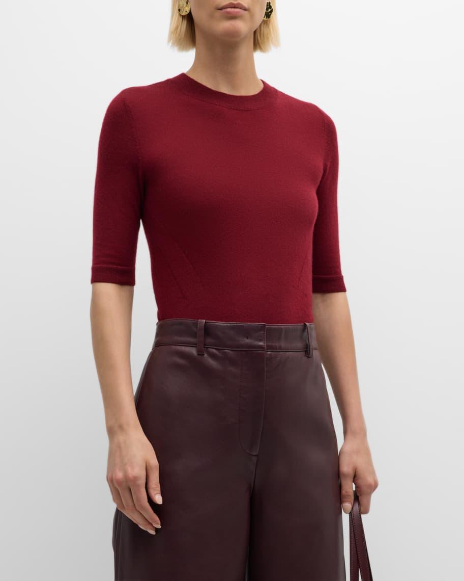 Short-Sleeve Cashmere Sweater product image