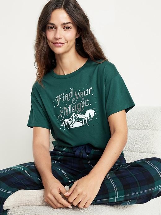 Matching Holiday-Graphic T-Shirt for Women Product Image