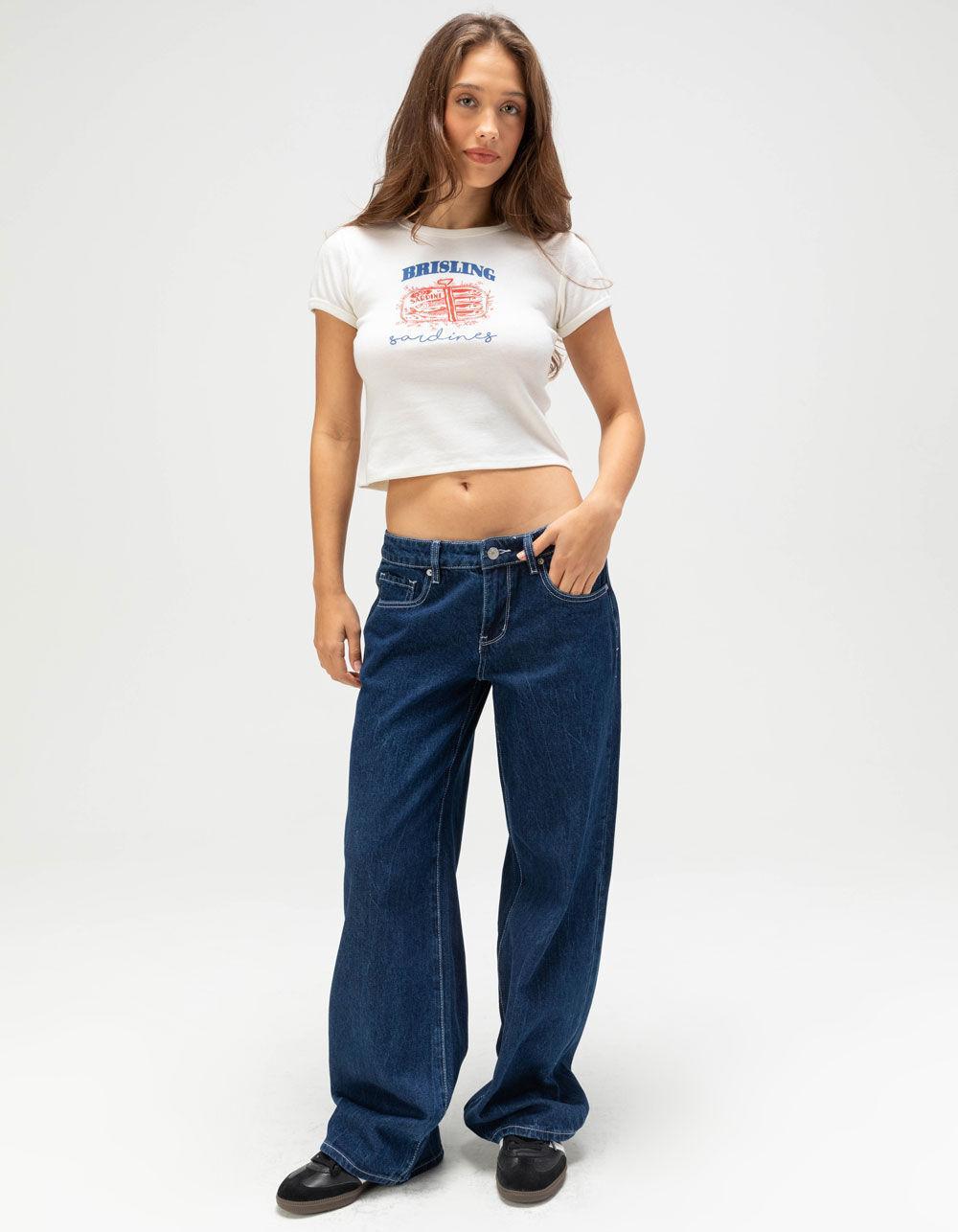 RSQ Womens Low Rise Baggy Jeans Product Image