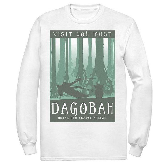 Mens Star Wars Visit You Must Dagobah Silhouette Poster Tee Product Image