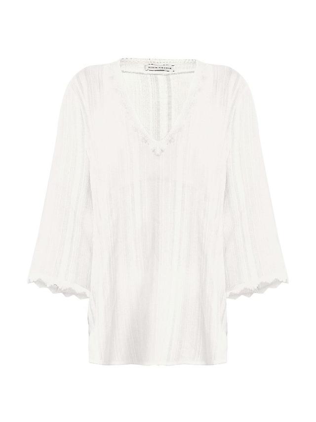 Robin Piccone Jo Lace Trim Cover-Up Tunic Product Image