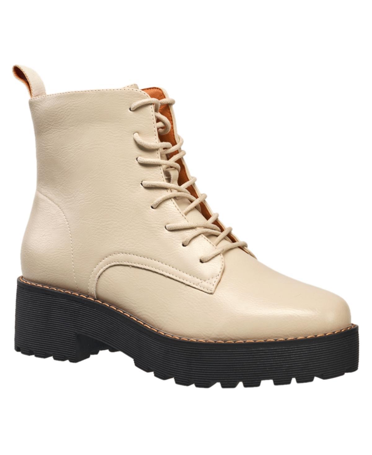 French Connection Womens Grace Lace-Up Combat Boots Product Image