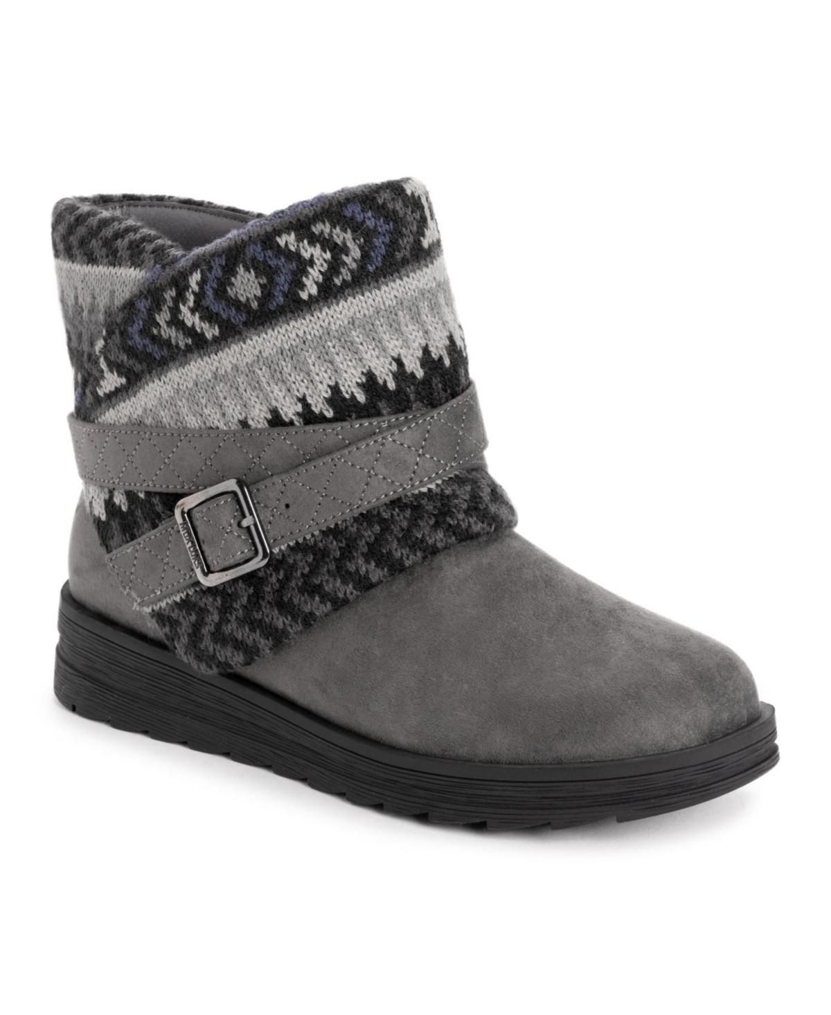 MUK LUKS Naomi Womens Ankle Boot Slippers Product Image