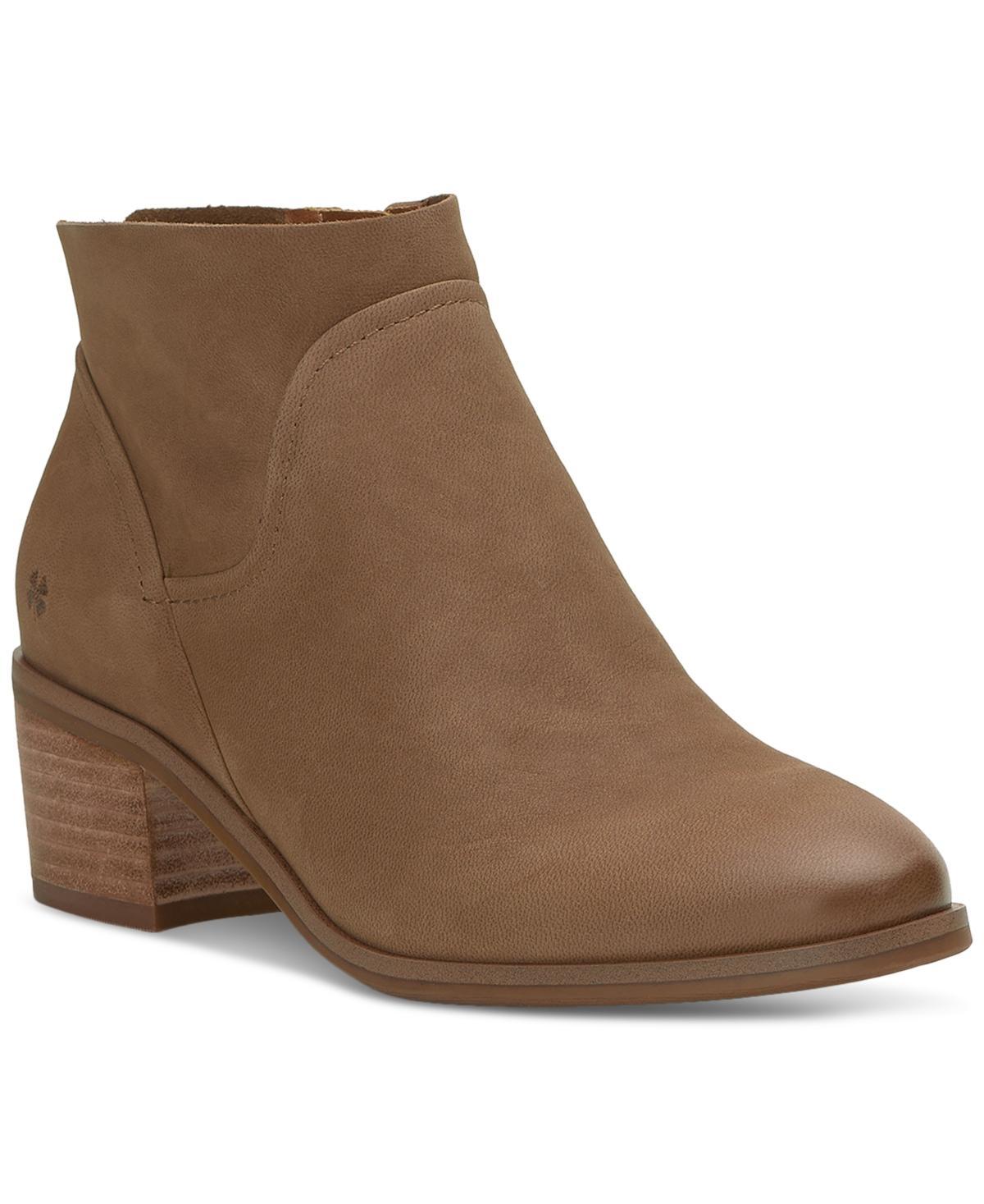 Lucky Brand Womens Claral Block-Heel Ankle Booties Product Image