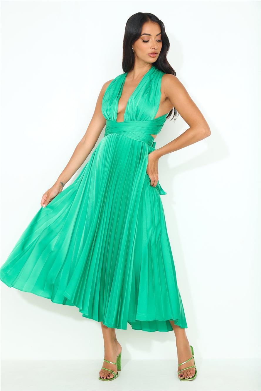 Fabulous 'Fit Midi Dress Green Product Image