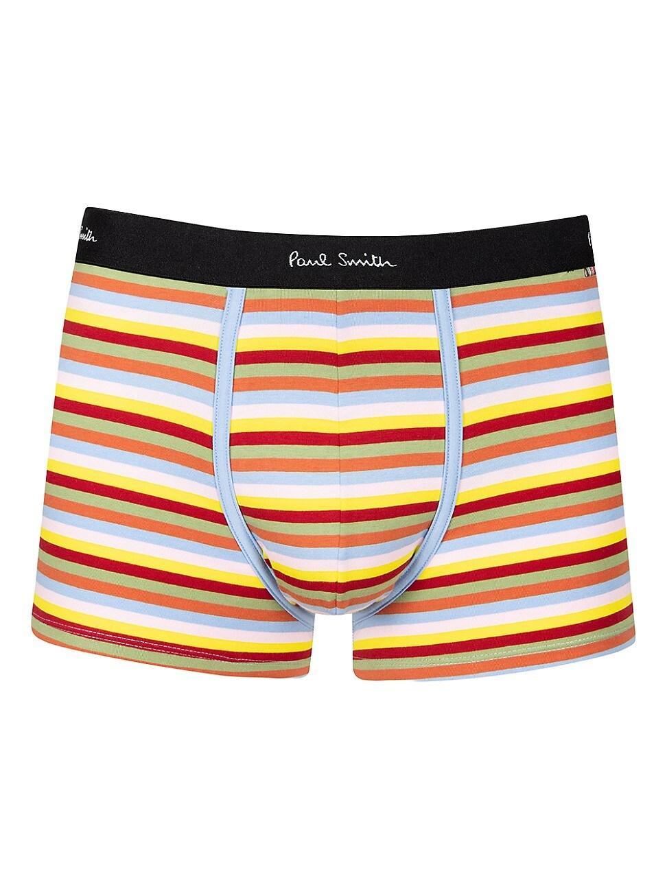 Mens Boswell Stripe Stretch Cotton Trunks Product Image