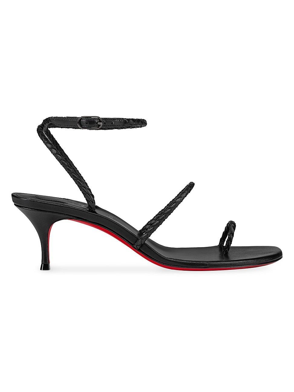 Womens Christian Louboutin x Idris Elba Hibaq 55MM Leather Sandals Product Image