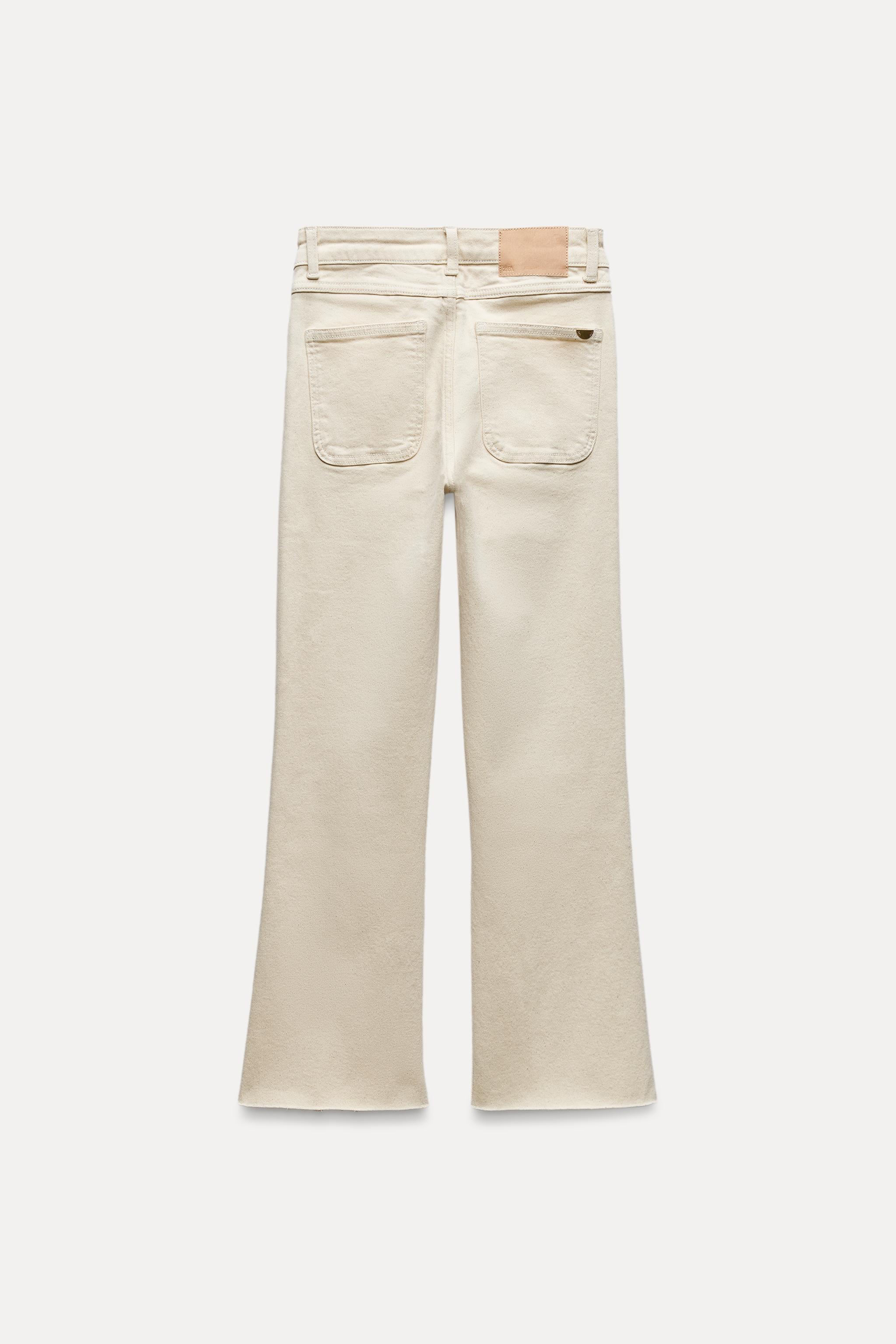 HIGH-WAISTED MINI FLARE JEANS Z1975 Product Image