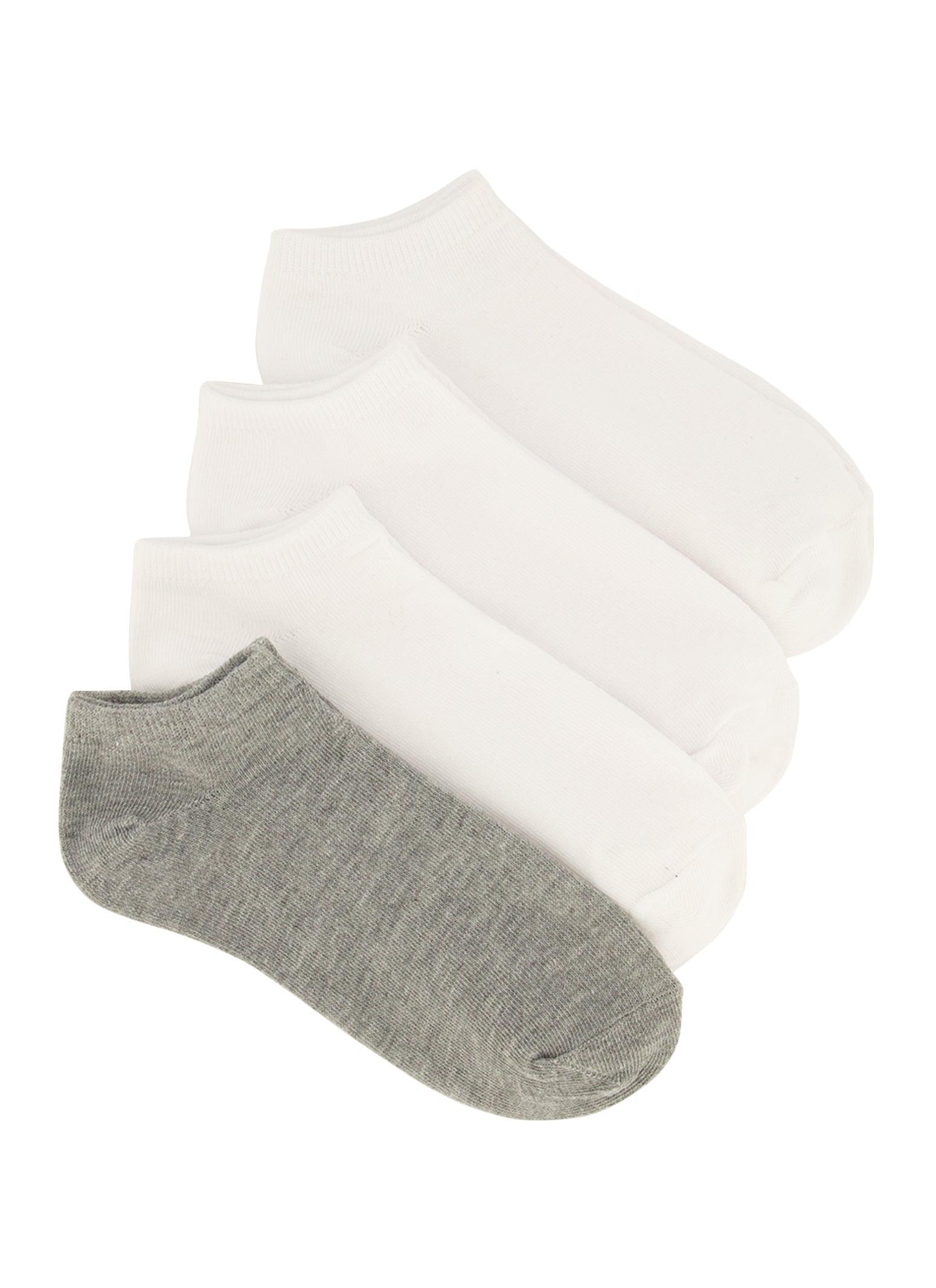 4 Pack Solid Socks Female Product Image