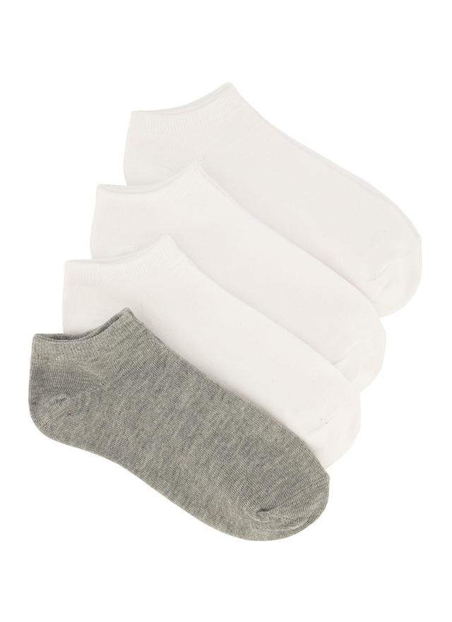 4 Pack Solid Socks Female Product Image