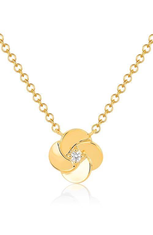 EF Collection 14K Gold & Diamond Pendant Necklace Product Image