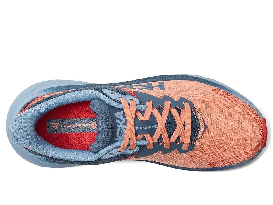 Hoka Women's Challenger 7 (Papaya/Real Teal) Women's Shoes Product Image