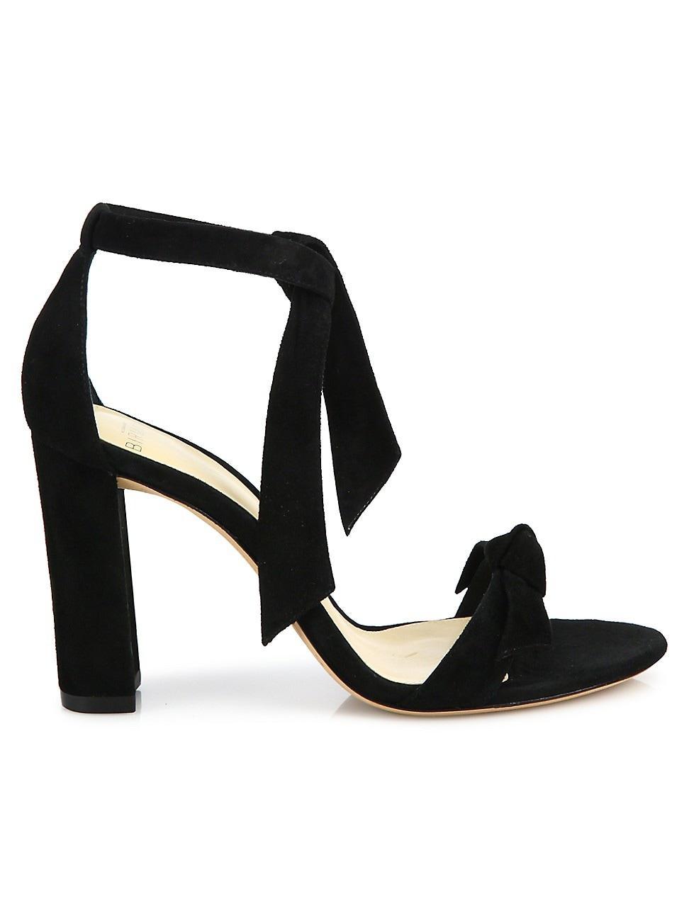 Womens Clarita Bow Suede Sandals Product Image