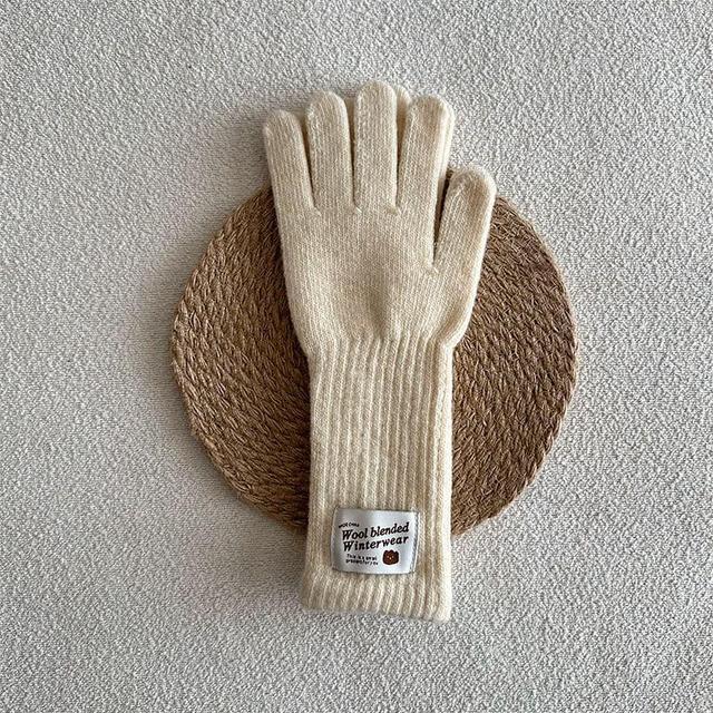 Plain Knit Gloves Product Image